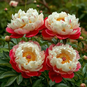 Пион Коралловый Каскад купить по цене от 490р. в интернет-магазине «Посадика» с доставкой почтой в в Полярныйе и по всей России – [изображение №1].
